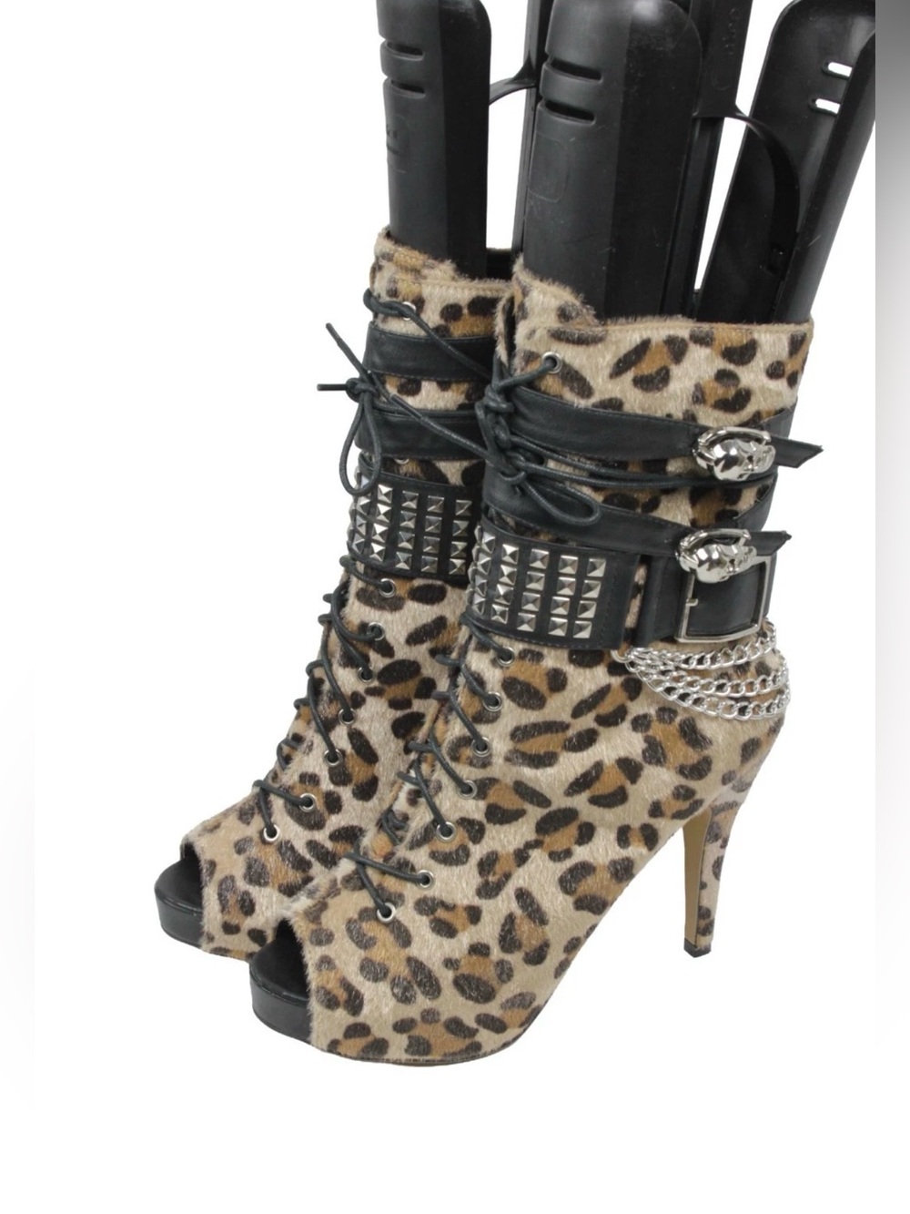 Abbey Dawn by Avril Lavigne 2011 Y2K Leopard  Ankle Boots